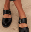 Women's Mary Jane Shoes Buckle Strap Round Toe Low Heel – Office Days