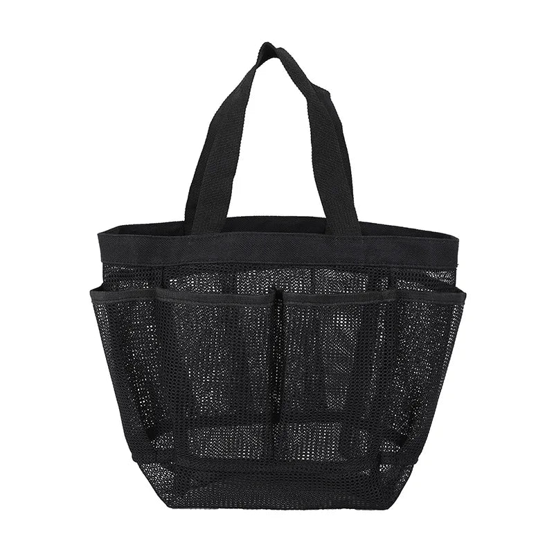 Women's Mesh Foldable Tote Bag Front Pocket – Beach Party