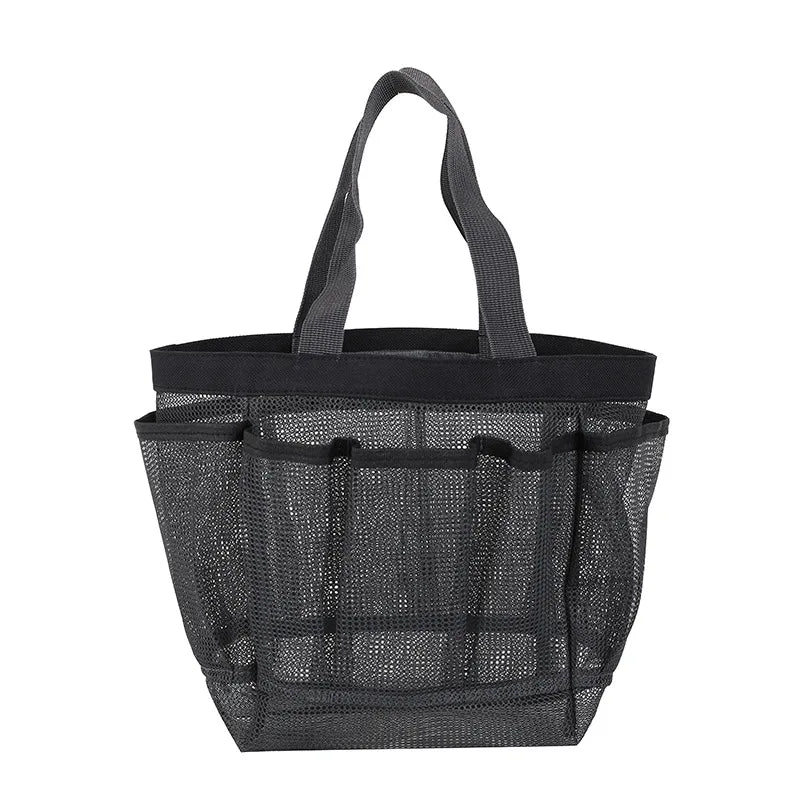 Women's Mesh Foldable Tote Bag Front Pocket – Beach Party