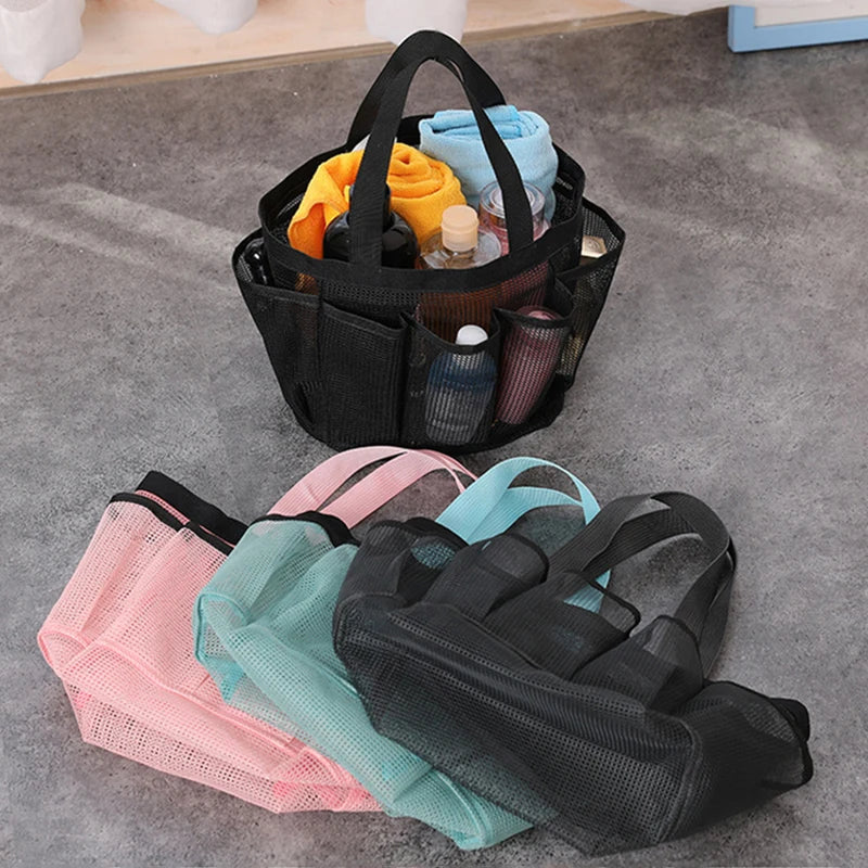 Women's Mesh Foldable Tote Bag Front Pocket – Beach Party