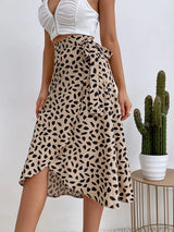 Women's Midi Skirt High Waist Wrap – Garden Party