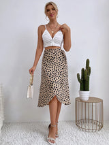Women's Midi Skirt High Waist Wrap – Garden Party