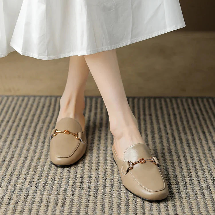 Women's Mule Loafers Closed Toe Slip On – Going Out