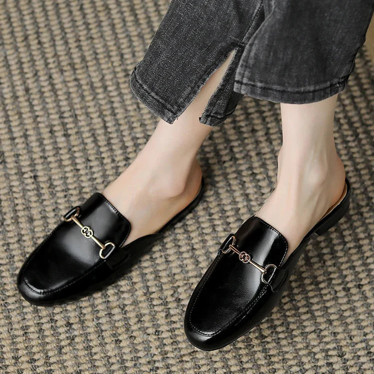 Women's Mule Loafers Closed Toe Slip On – Going Out