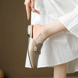 Women's Mule Loafers Closed Toe Slip On – Going Out
