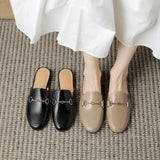 Women's Mule Loafers Closed Toe Slip On – Going Out