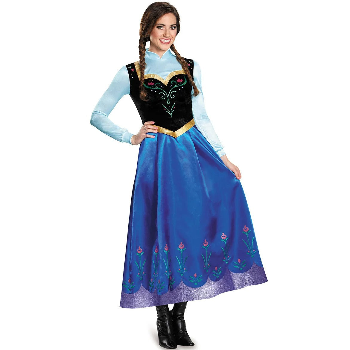 Women's Nordic Princess Costume Long Sleeve Shawl – Halloween Fantasy Event