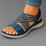 Women's Open Toe Sandals Crisscross Strappy Flat – Beach Vacation
