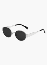 Women's Oval Sunglasses Thin Frame Tinted Lens – Beach Vacation