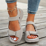 Women's Platform Sandals Open Toe Adjustable Strap– Going Out
