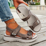 Women's Platform Sandals Open Toe Adjustable Strap– Going Out