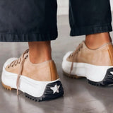Women's Platform Sneakers Low Top Lace Up – Going Out