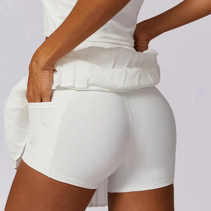 Women's Pleated Skirt High Waist Mini – Summer Outfit