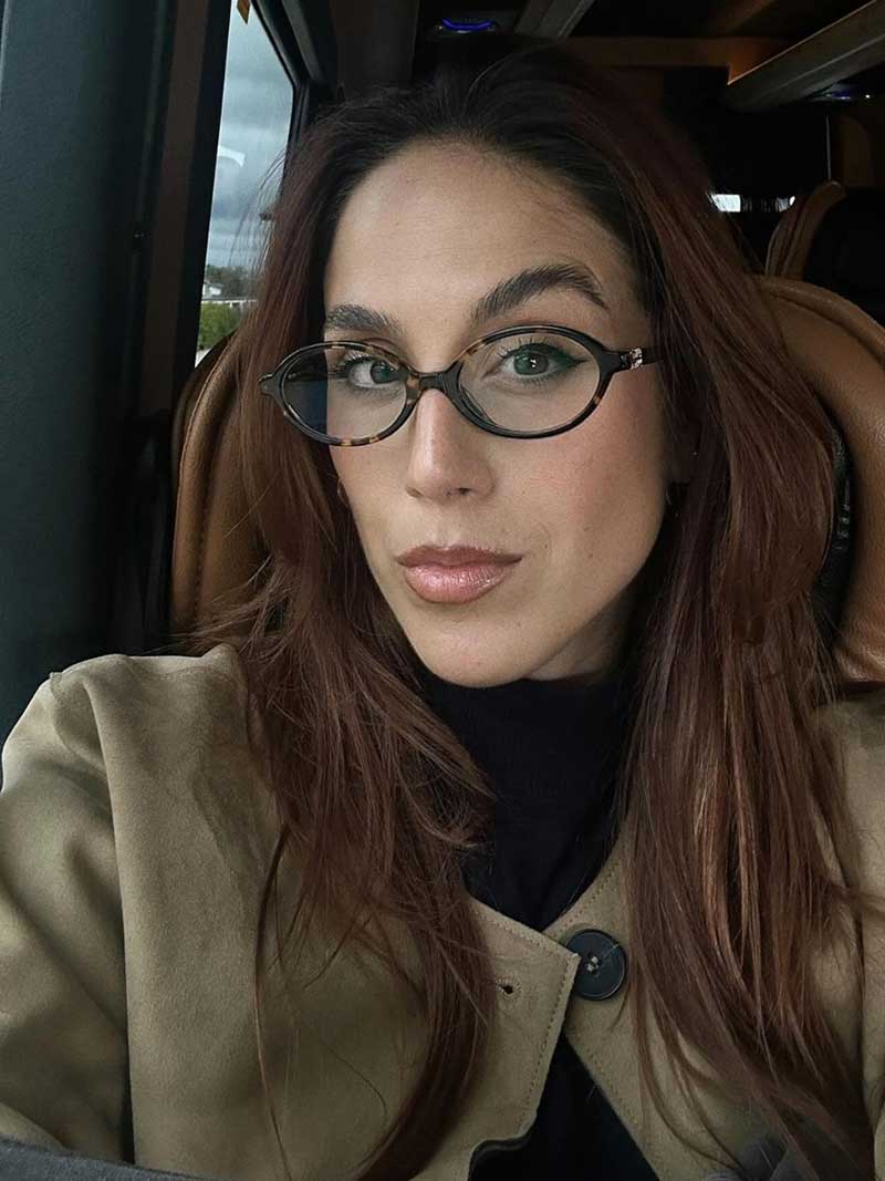 Women's Reading Glasses Oval Frame Clear Lens – Going Out Office