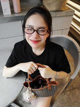 Women's Reading Glasses Oval Frame Clear Lens – Going Out Office