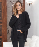Women's Ribbed Cardigan Slim Fit Button Front Long Sleeve - Casual Everyday
