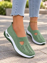 Women’s Shoes Cutout Upper Perforated Front Raised Sole – Botanical Garden Walks