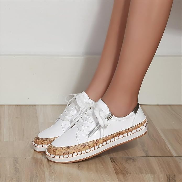 Women's Shoes Lace Up Round Toe Platform Sole – Travel Styling