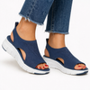Women’s Shoes Open Toe Cutout Slingback – Seaside Walks
