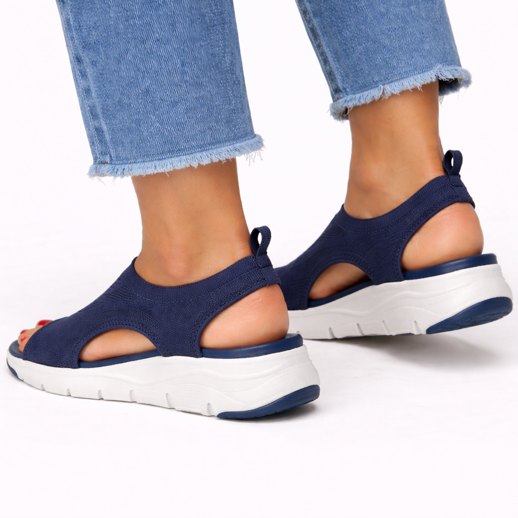 Women’s Shoes Open Toe Cutout Slingback – Seaside Walks
