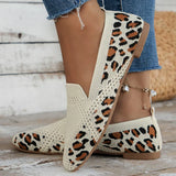 Women’s Shoes Slip-On Openwork Square Toe Low Heel – Art Fair Visit