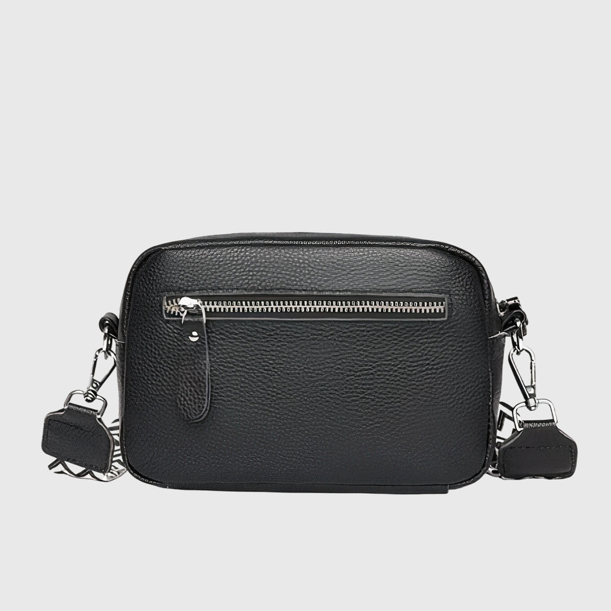 Women’s Shoulder Bag Rectangular Shape Adjustable Strap Exterior Pockets – Museum Days