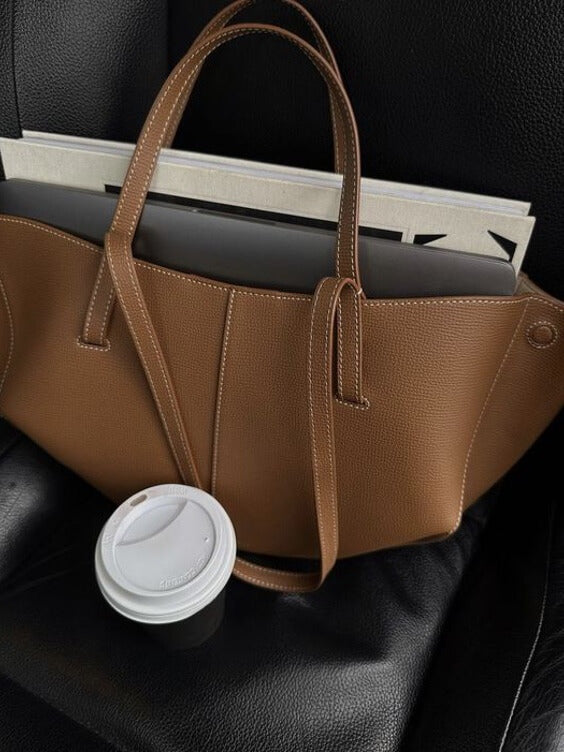 Women's Shoulder Tote Bag Carryall Double Handle Open Top – Work Commute