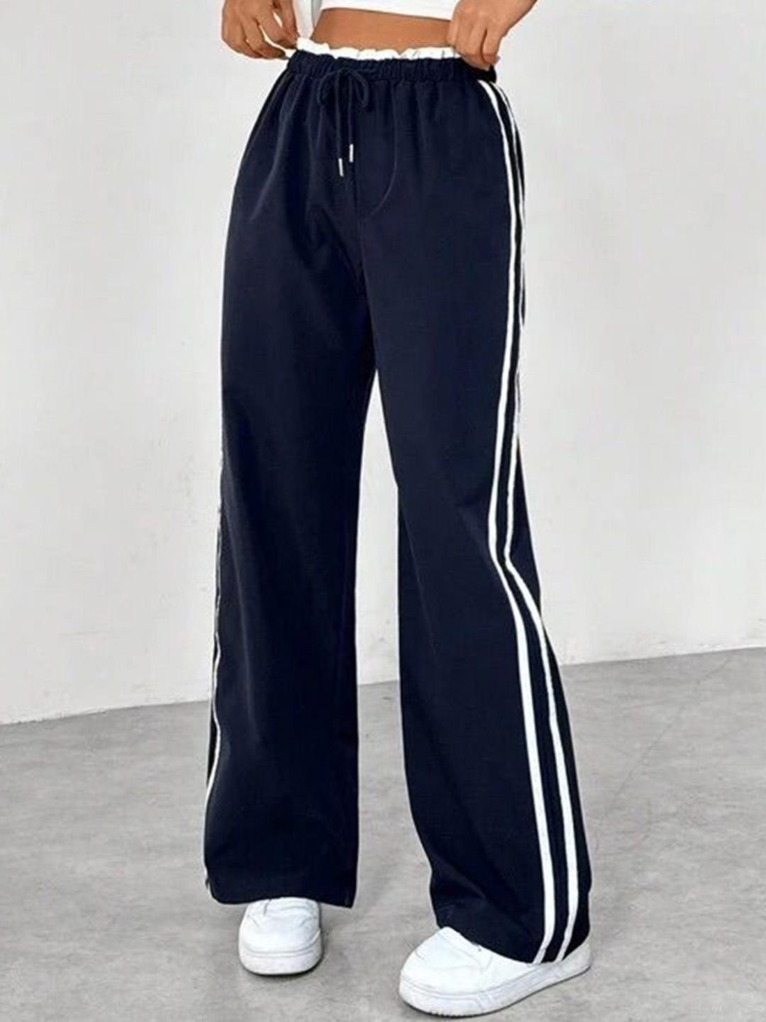 Women's Side Stripe Sweatpants Elastic Waist – Everyday Workout