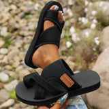 Women's Slide Sandals Open Toe Adjustable Strap – Beach Vacation