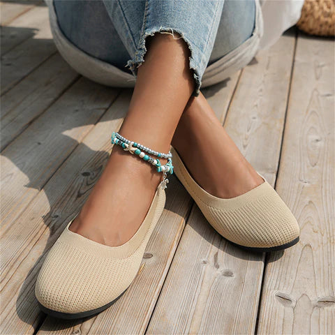 Women's Slip On Shoes Closed Toe Knit Low Top – Daily Errands