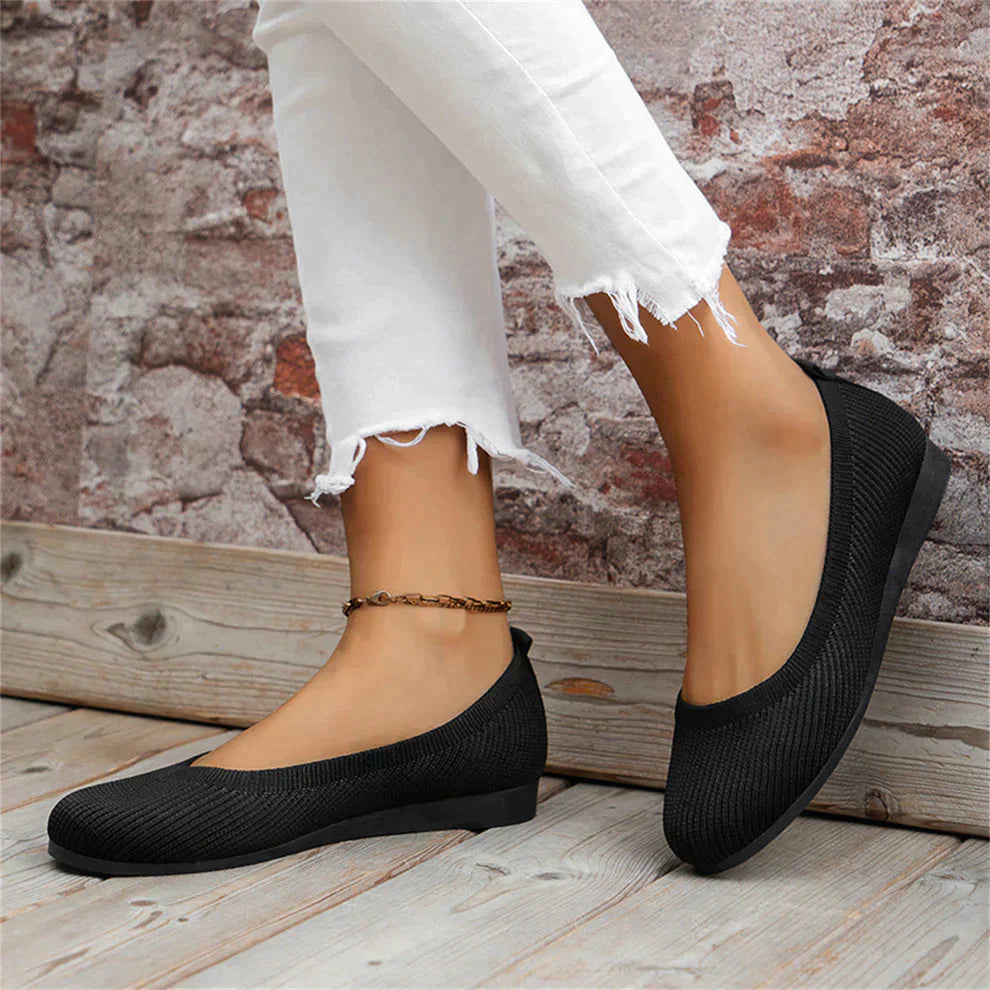 Women's Slip On Shoes Closed Toe Knit Low Top – Daily Errands