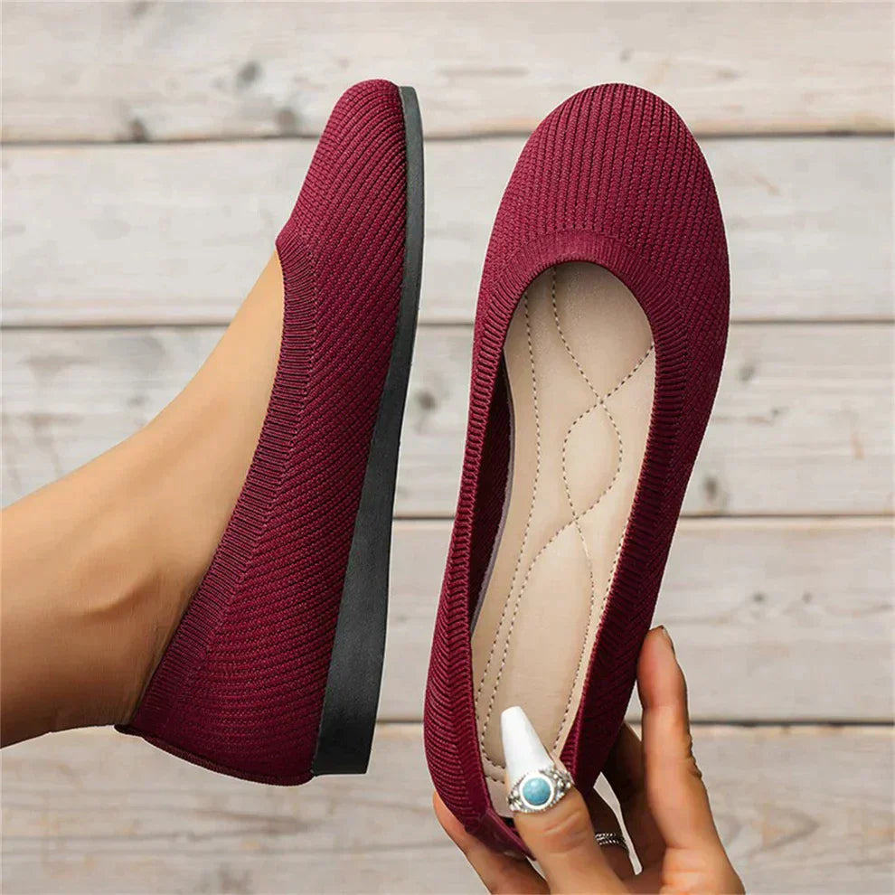 Women's Slip On Shoes Closed Toe Knit Low Top – Daily Errands