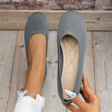 Women's Slip On Shoes Closed Toe Knit Low Top – Daily Errands