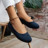 Women's Slip On Shoes Closed Toe Knit Low Top – Daily Errands