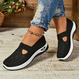 Women's Slip-On Shoes Low Top Closed Toe Knit – Walking Everyday