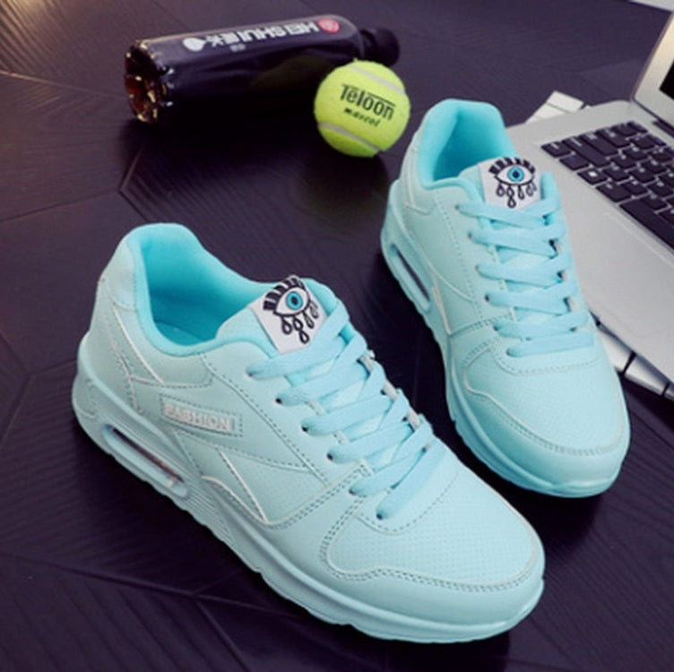 Women's Sneakers Eye Graphic Lace Up Low Top Raised Sole – Everyday Wear