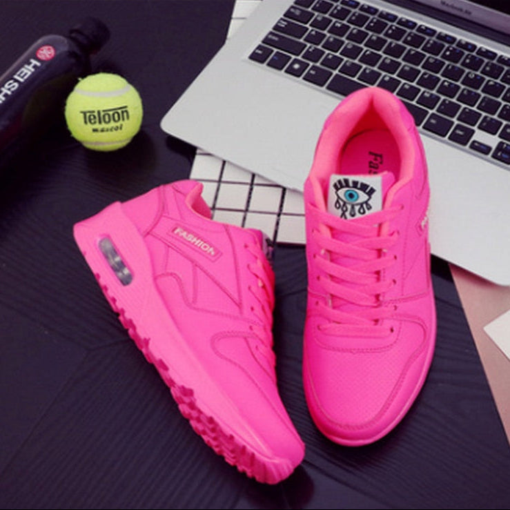 Women's Sneakers Eye Graphic Lace Up Low Top Raised Sole – Everyday Wear