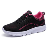 Women’s Sneakers Lace Up Textured Upper Thick Sole – Neighborhood Stroll