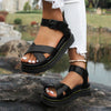 Women's Strappy Sandals Open Toe Ankle Buckle Platform – Summer Casual