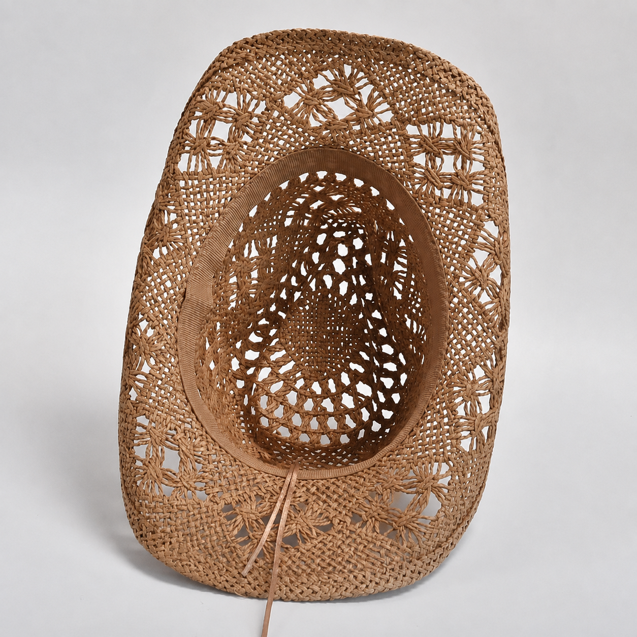 Women's Straw Sun Hat Openwork Wide Brim Shell Band – Resort Day