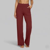 Women’s Stretch Pants High Waist Wide Leg – Office Presentations