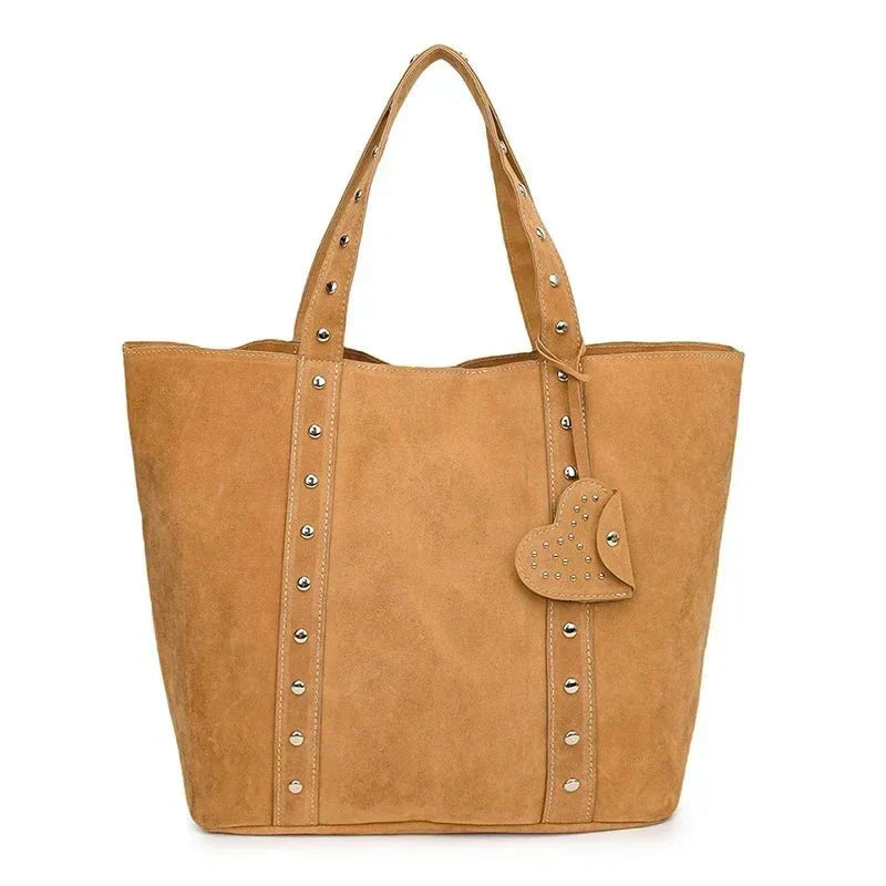 Women's Stud Detail Tote Bag Tall Rectangular Straps – Going Out
