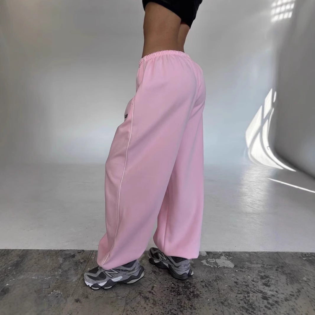 Women's Sweatpants Drawstring Wide Leg Full Length – Off Duty Days