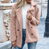 Women's Teddy Coat Double Breasted Lapel Collar – Weekend Getaway