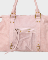 Women's Travel Pink Bag Rectangular Dual Top Handles – Overnight Stay