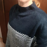 Women's Turtleneck Cable Knit Sweater Long Sleeve Ribbed Cuff – Weekend Outing