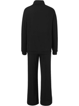 Women's Two Piece Lounge Set Knit Wide Leg Turtleneck - Night Party