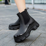 Women's Waterproof Rain Boots Side Panel Pull Tab – Wet Weather Wear