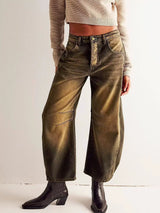 Women's Wide Leg Jeans High Waist Denim – Going Out