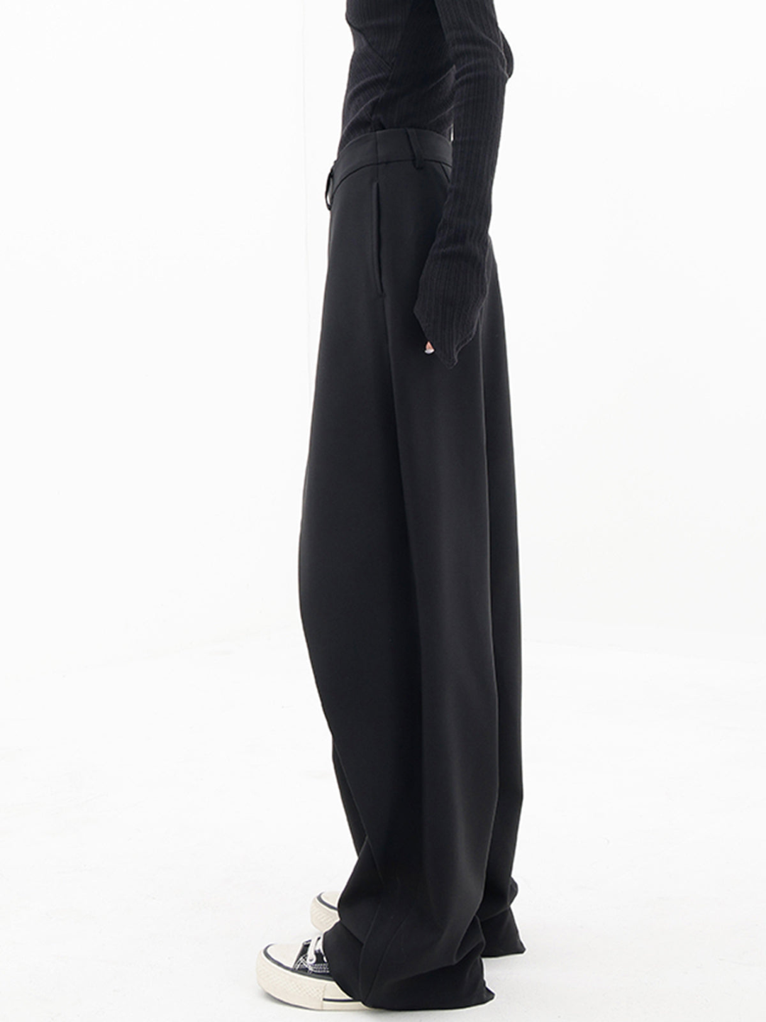 Women's Wide Leg Pants High Waist Wrap Front Button – Going Out